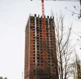 Ход строительства дома секция А,Б, 1 этап в ЖК Красочный квартал Цвет -