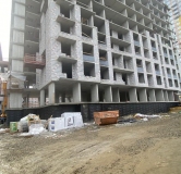 Ход строительства дома 2 в ЖК River Park -