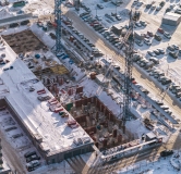 Ход строительства дома 19, секции 2-5 в ЖК Ясный Берег -