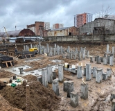 Ход строительства дома 5, 3 этап в ЖК Quatro -