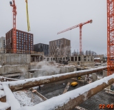 Ход строительства дома 19А в ЖК Шкиперский 19 -