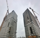 Ход строительства дома 1 в ЖК Квартал о главном По Любви -