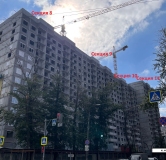 Ход строительства дома секция 8,9,10,11 в ЖК Развитие -