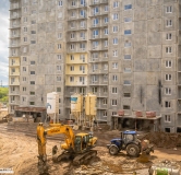 Ход строительства дома 2 в ЖК Медовый -