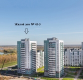 Ход строительства дома № 43-5, У озера в ЖК Южный Город -