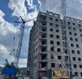 Ход строительства дома 1 в ЖК Пушка -