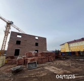 Ход строительства дома 5 в ЖК Тепло -