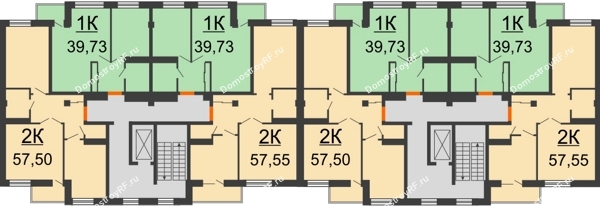 Планировка 1 этажа в доме Квартал 5 Литер 3 в ЖК Европа-сити
