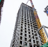 Ход строительства дома № 40, корпус 1.1.5 (Благовещенские башни) в ЖК GloraX Premium Черниговская -