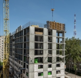 Ход строительства дома 1 в ЖК Дом на Разина -
