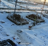 Ход строительства дома 2.1 в ЖК Времена года -