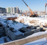 Ход строительства дома 1 в ЖК Знак-2 -