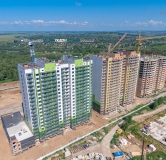 Ход строительства дома 1 в ЖК Аллея Парк -