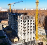 Ход строительства дома № 2, корпус 21 в ЖК Горизонт -