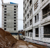 Ход строительства дома № 1 в ЖК GloraX Новинки -