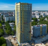 Ход строительства дома 1 в ЖК Доминанта -