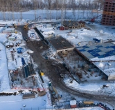 Ход строительства дома 1, секции 4-6 в ЖК Скандинавские кварталы -