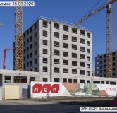 Ход строительства дома 3А.1 в ЖК ЛСР.Большая Охта -
