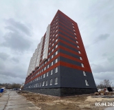 Ход строительства дома № 1 в ЖК Сормовский Дуэт -