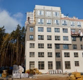 Ход строительства дома 4-2 в ЖК Лес -