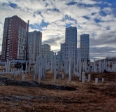 Ход строительства дома 2, 1.2 этап в ЖК Изумрудный Бор -