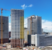 Ход строительства дома 61, корпус 1 в ЖК Сердце Сибири -