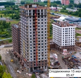Ход строительства дома к 18 в ЖК Сподвижники -