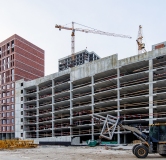 Ход строительства дома № 9, корпус 1 (ГП-1) в ЖК Остров-сад -