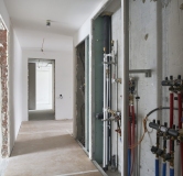 Ход строительства дома 4 в ЖК Брусника в Академическом -