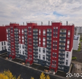 Ход строительства дома 54 в ЖК Вишневая Горка -