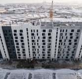 Ход строительства дома 7 в ЖК Новое Поколение -