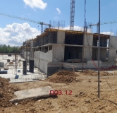 Ход строительства дома Позиция 1.2 в ЖК Октябрь парк -