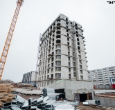 Ход строительства дома 10 в Клубный дом Первый Приорити -