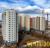 Ход строительства дома 11 в Микрорайон Нанжуль-Солнечный -
