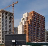 Ход строительства дома № 9, корпус 1 (ГП-1) в ЖК Остров-сад -