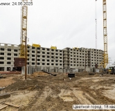 Ход строительства дома 132, корпус 215.1 в ЖК Цветной Город -