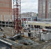 Ход строительства дома секция 16,17 в ЖК Ельцовский -