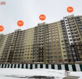 Ход строительства дома 31 в ЖК Авиатоr -