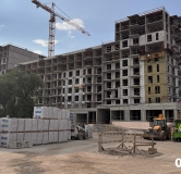 Ход строительства дома 2 в ЖК Респект -
