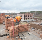 Ход строительства дома Литер 22 в ЖК Свой Берег -