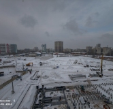 Ход строительства дома 5, секция 1.5, 1.6, 1.7, 1.8 в ЖК Красное Яблоко -