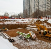 Ход строительства дома 1 в ЖК Малевич -