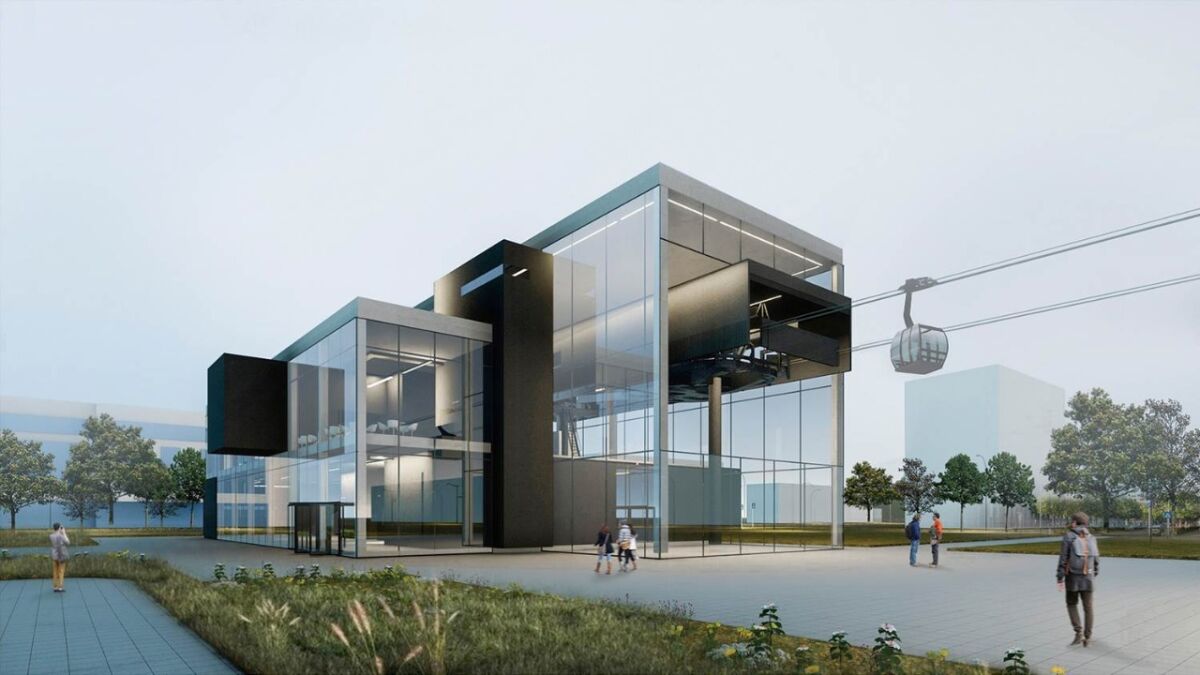 Площадку для второй станции канатки через Оку готовят в Нижнем Новгороде - фото 1