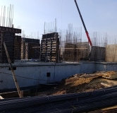 Ход строительства дома Литер 2 кв. 8.1 в ЖК Усадьба Гостагаевская -