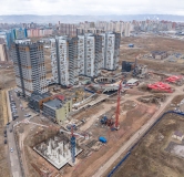 Ход строительства дома 2, 5 этап в ЖК Чижи -