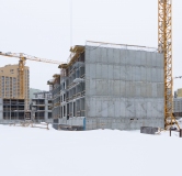 Ход строительства дома 1 в ЖК Солнечный (Эталон) -