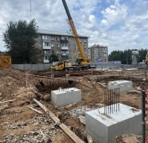 Ход строительства дома 87 в ЖК Родонит на Мира -