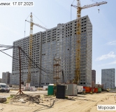 Ход строительства дома Корпус 1.2 в ЖК Морская Миля -