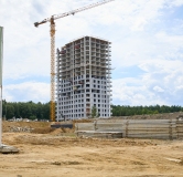 Ход строительства дома 6 в ЖК Разум в Академическом -