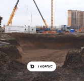 Ход строительства дома Литер 1 (16-1) в ЖК Ридс (REEDS) -